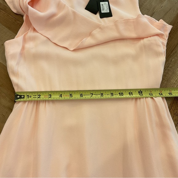 Maje Riveli‎ Asymmetric Ruffle Midi Dress - Picture 8 of 10